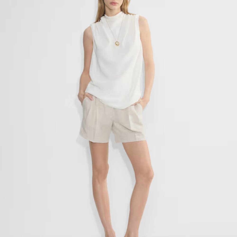 Wilfred Effortless Linen Shorts Size 6